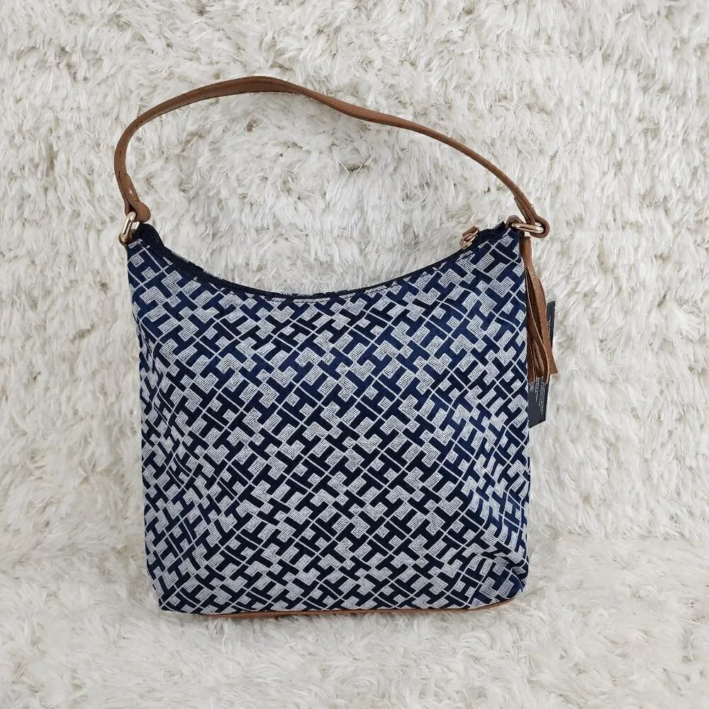 NWT Tommy Hilfiger Women Handbag Shoulder Blue NWT